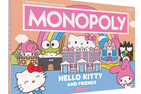 Hello Kitty & Friends Monopoly Board Game (Rose Gold Premium Edition)