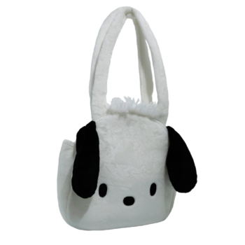 Pochacco Face Plush Tote Bag