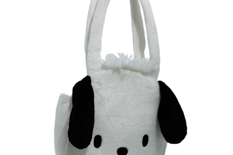 Pochacco Face Plush Tote Bag