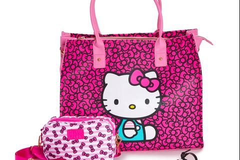 Hello Kitty 3-pc All-Over Print Travel Tote Set