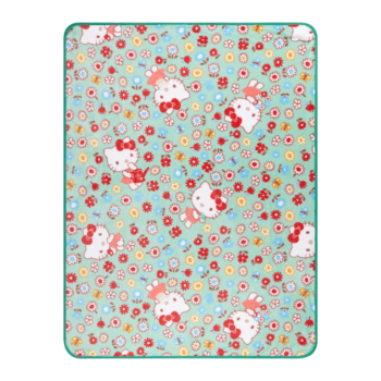 Hello Kitty Flower Fields Throw Blanket