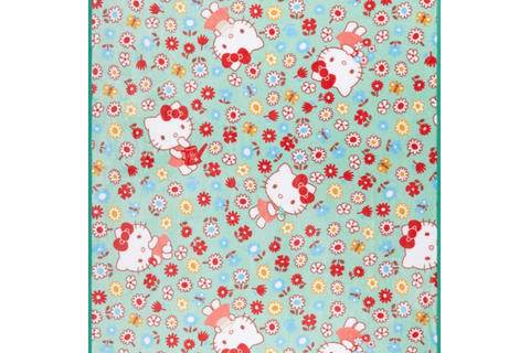 Hello Kitty Flower Fields Throw Blanket