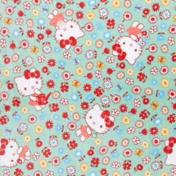 Hello Kitty Flower Fields Throw Blanket