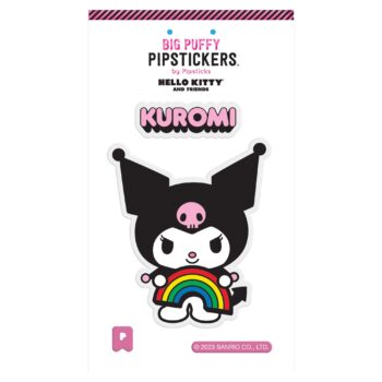 Kuromi x Pipsticks Big Puffy Sticker