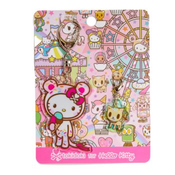 Hello Kitty x Tokidoki Keychain and Zipper Pull Duo (Kawaii Carnival)