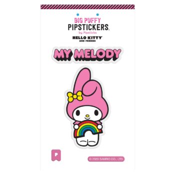 My Melody x Pipsticks Big Puffy Sticker