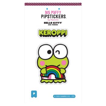 Keroppi x Pipsticks Big Puffy Sticker