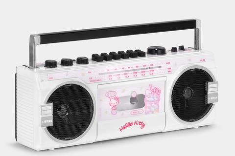 Hello Kitty Strawberry Kawaii BX-85 Bluetooth Cassette Player Boombox