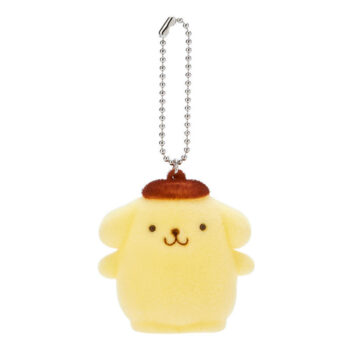 Pompompurin Flocked Keychain Mascot