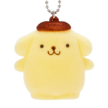 Pompompurin Flocked Keychain Mascot