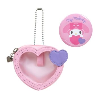 My Melody Mini Pouch and Pin Set (Big Heart Series)