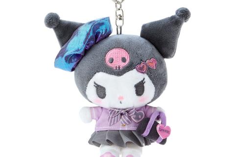 Kuromi Plush Mascot Keychain (Sanrio Academy Series)