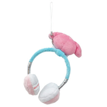 My Melody Plush Headphones Bag Charm