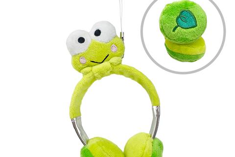 Keroppi Plush Headphones Bag Charm