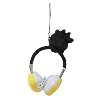 Badtz-maru Plush Headphones Bag Charm