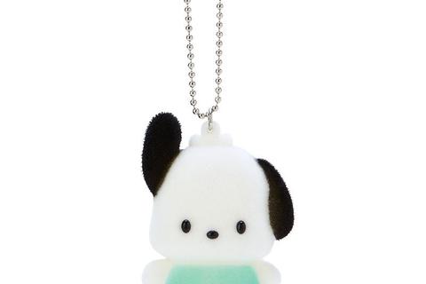 Pochacco Flocked Keychain Mascot