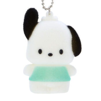 Pochacco Flocked Keychain Mascot