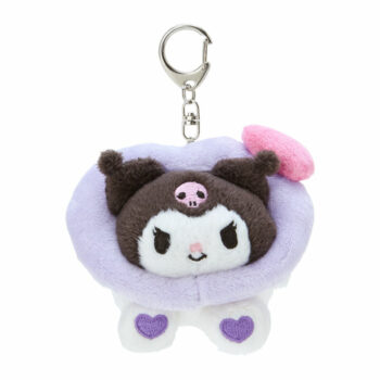 Kuromi Plush Mascot Keychain (Big Heart Series)