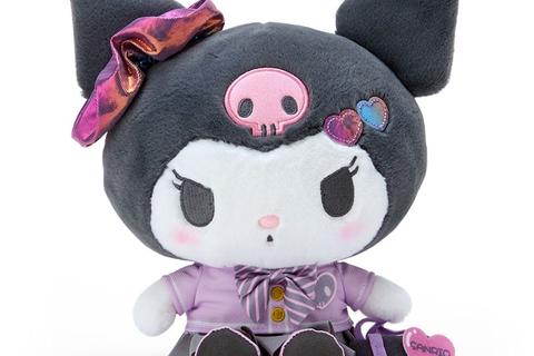 Kuromi 9" Plush (Sanrio Academy Series)