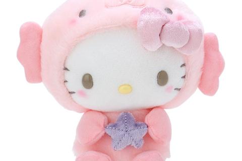 Hello Kitty 6" Axolotl Plush