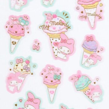 My Melody Sticker Sheet (Ice Cream Party Series)