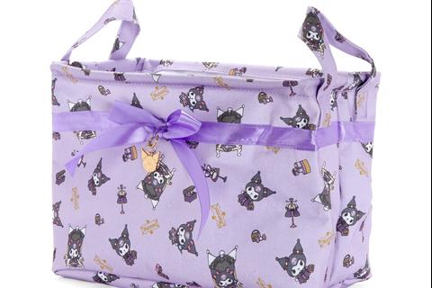 Kuromi Fabric Storage Bin (Royal Princess Series)