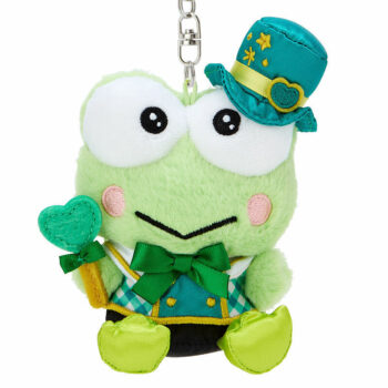 Keroppi Plush Mascot Keychain (Love You More Series)