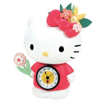 Hello Kitty Blossoms Desk Clock