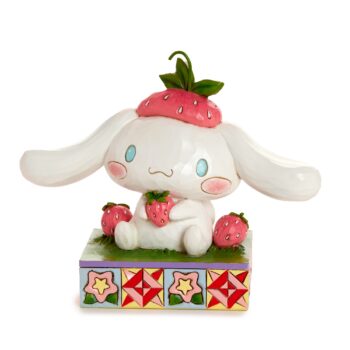 Cinnamoroll with Strawberry Figurine (Jim Shore Sanrio Collection)