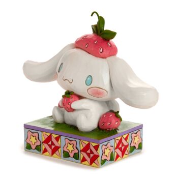 Cinnamoroll with Strawberry Figurine (Jim Shore Sanrio Collection)