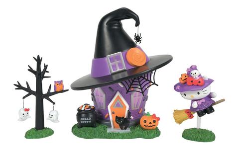 Hello Kitty's Halloween Witch Tower Figurine Set