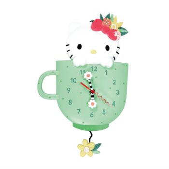 Hello Kitty Tea Time Wall Clock