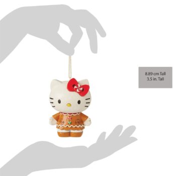 Hello Kitty Gingerbread Hanging Ornament (Jim Shore Sanrio Collection)