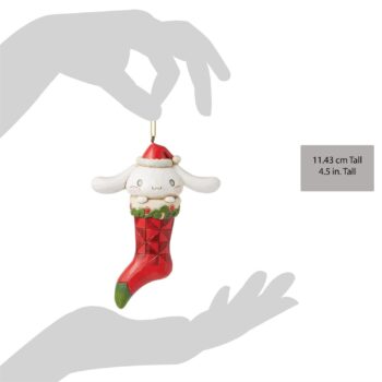 Cinnamoroll Stocking Hanging Ornament (Jim Shore Sanrio Collection)