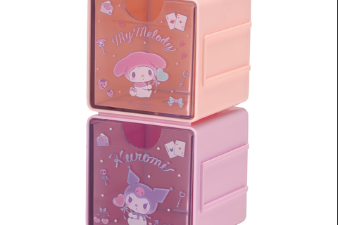 My Melody & Kuromi Cubic Storage Containers (Set of 2)