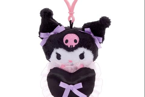 Kuromi Lovely Ribbons Mascot Clip