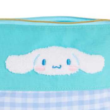 Cinnamoroll Chenille Gingham Zipper Pouch