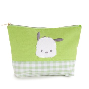 Pochacco Chenille Gingham Zipper Pouch