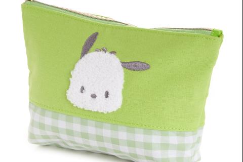 5187-pochacco-chenille-gingham-zipper-pouch-1.jpg