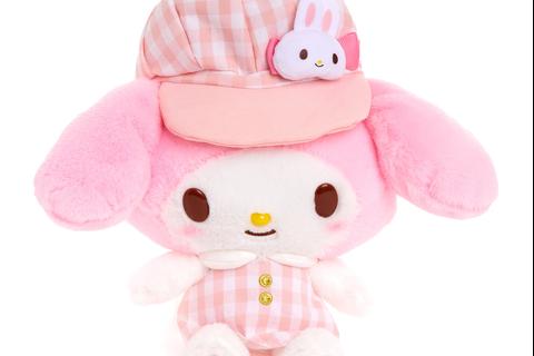 My Melody 8" Plush (Gingham Cap Series)