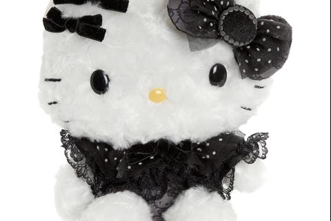 Hello Kitty 8" Plush (Pretty Pose Monochrome Series)