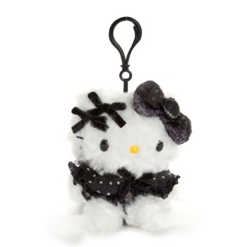 Hello Kitty Mascot Clip (Pretty Pose Monochrome Series)