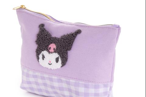 5219-kuromi-chenille-gingham-zipper-pouch-1.jpg