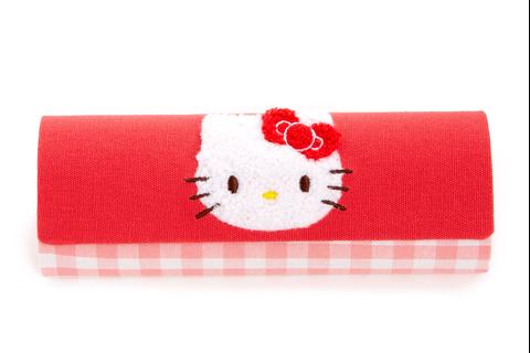 Hello Kitty Chenille Gingham Eyewear Case