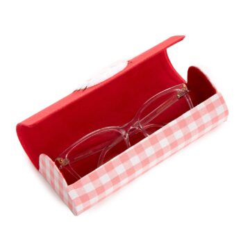 Hello Kitty Chenille Gingham Eyewear Case