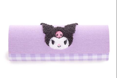 Kuromi Chenille Gingham Eyewear Case