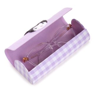 Kuromi Chenille Gingham Eyewear Case