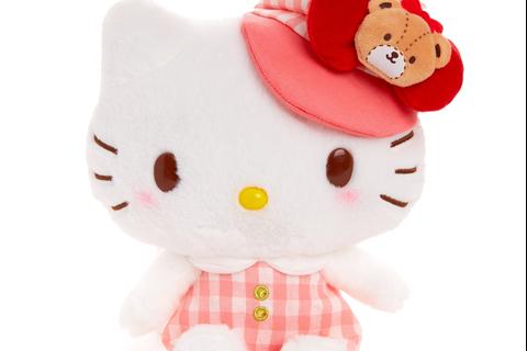 Hello Kitty 8" Plush (Gingham Cap Series)