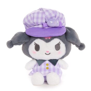 Kuromi 8" Plush (Gingham Cap Series)