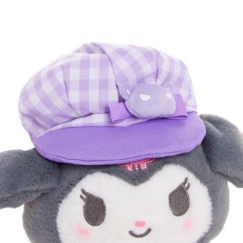 Kuromi 8" Plush (Gingham Cap Series)